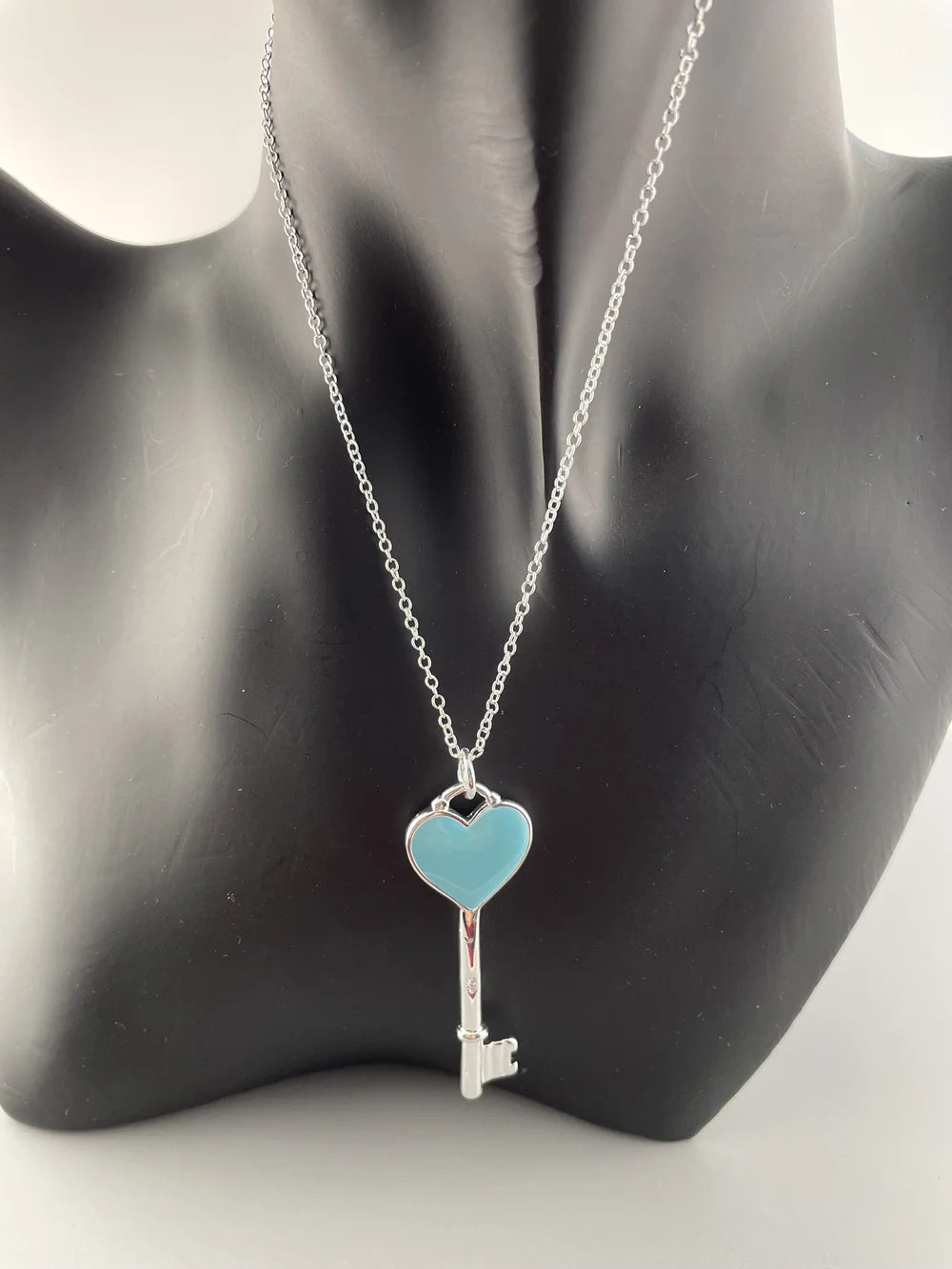 Dainty Key Pendant Necklace β 925 Sterling Silver Charm for Everyday Style