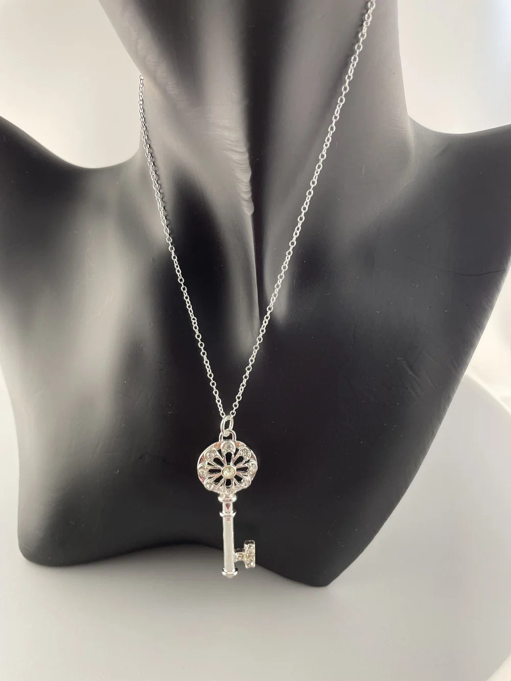 Dainty Key Pendant Necklace β 925 Sterling Silver Charm for Everyday Style
