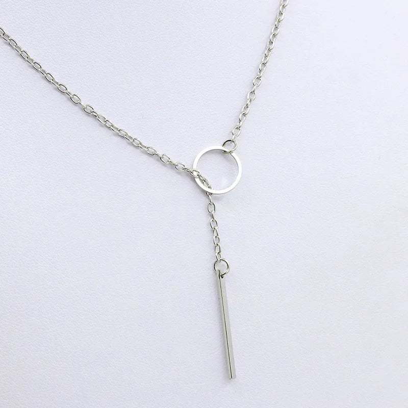 Orbis Éclat Necklace – Radiant Round Pendant Brilliance