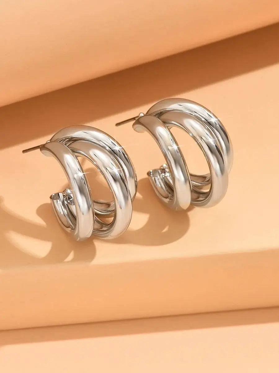 The Aurelia Hoops – Elegant Vintage Statement Earrings