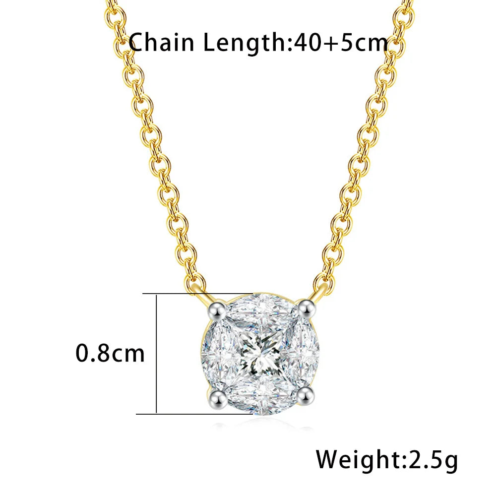 Iced Out Heart Pendant Necklace β Korean-Inspired Waterdrop Crystal Choker