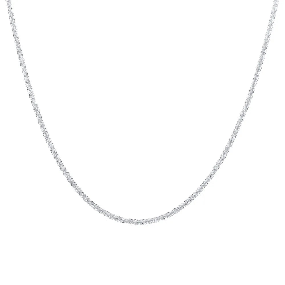 Celestia Necklace – Elegant Silver Clavicle Chain Choker