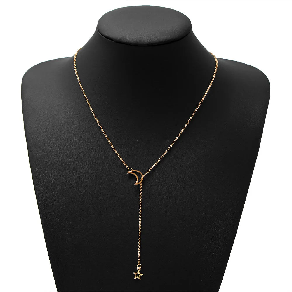 Starlit Grace – The Moon & Star Signature Choker