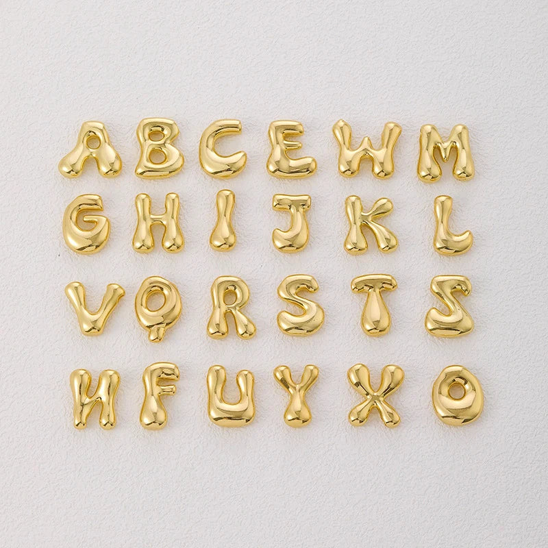 Bold Golden Initial Pendant Necklace – Modern Luxury Monogram
