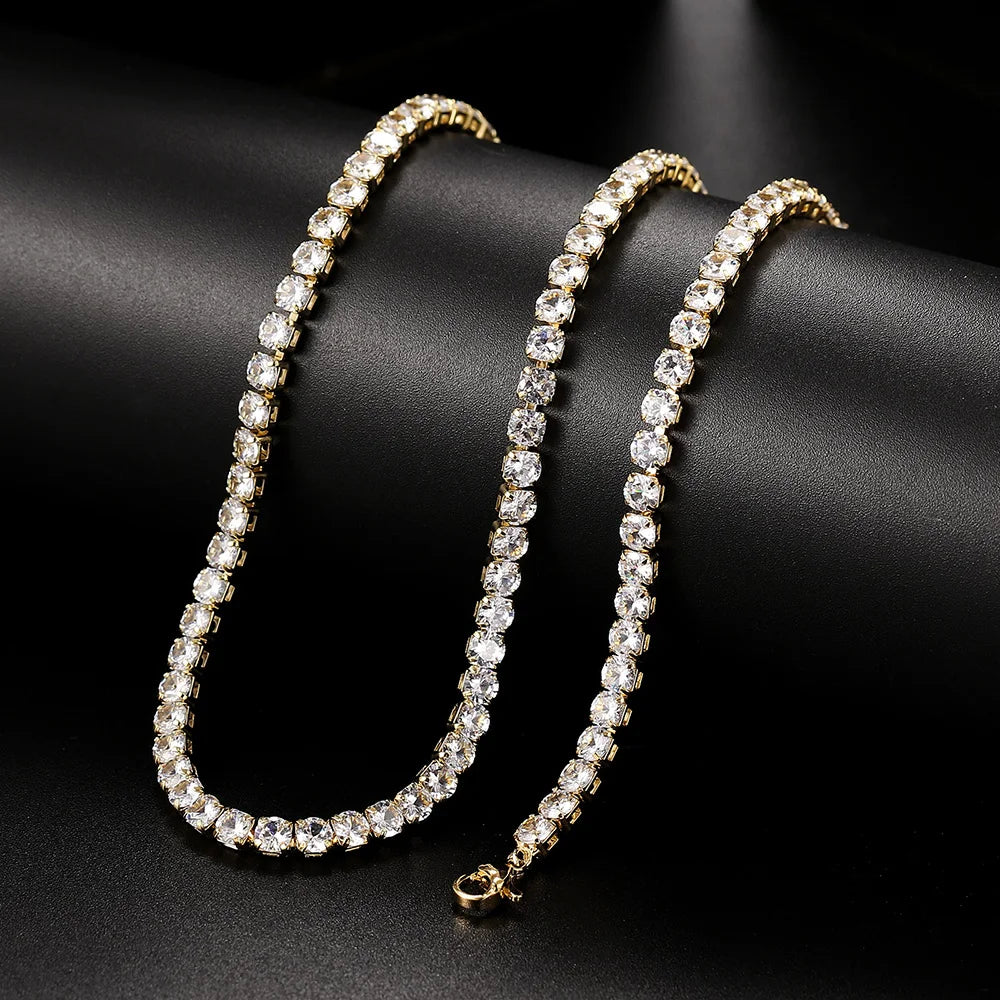The Frostbite Choker – Iced Out CZ Tennis Chain Necklace
