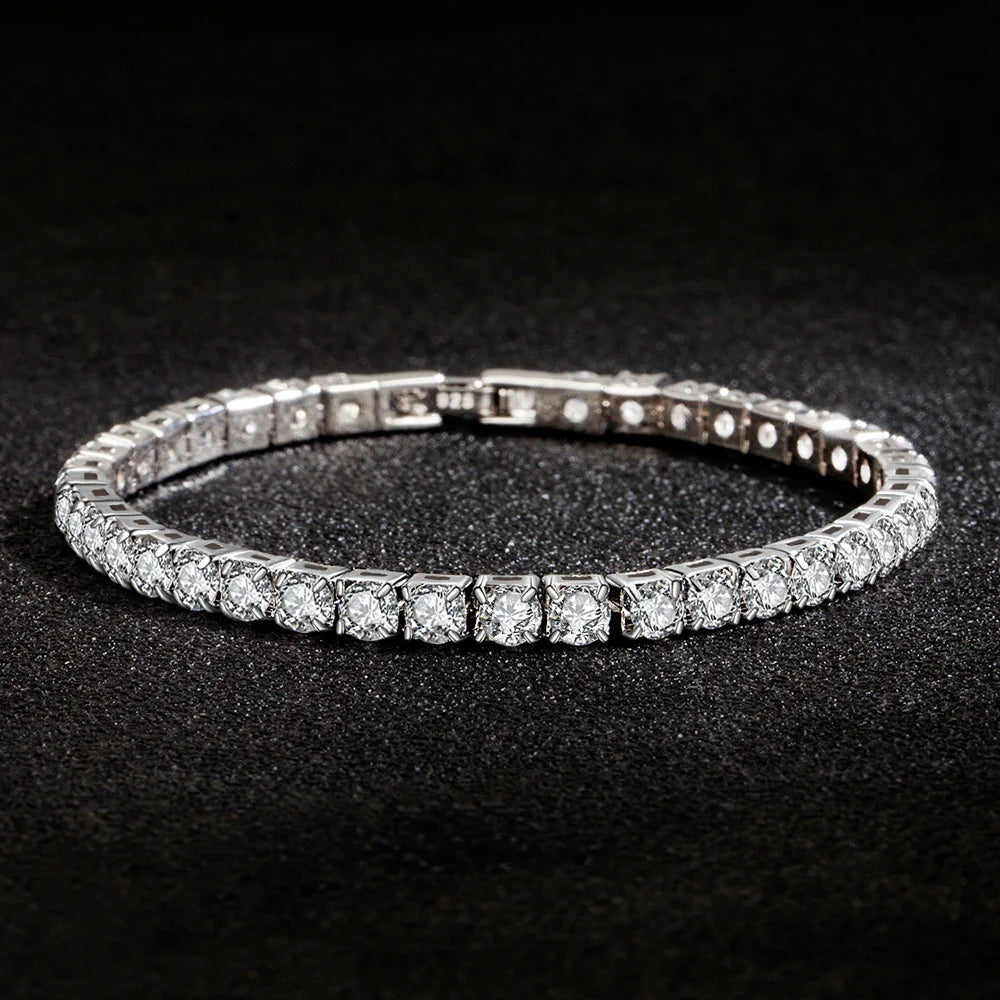 All Shine Grand Zirconia Tennis Bracelet in Luxe Finish
