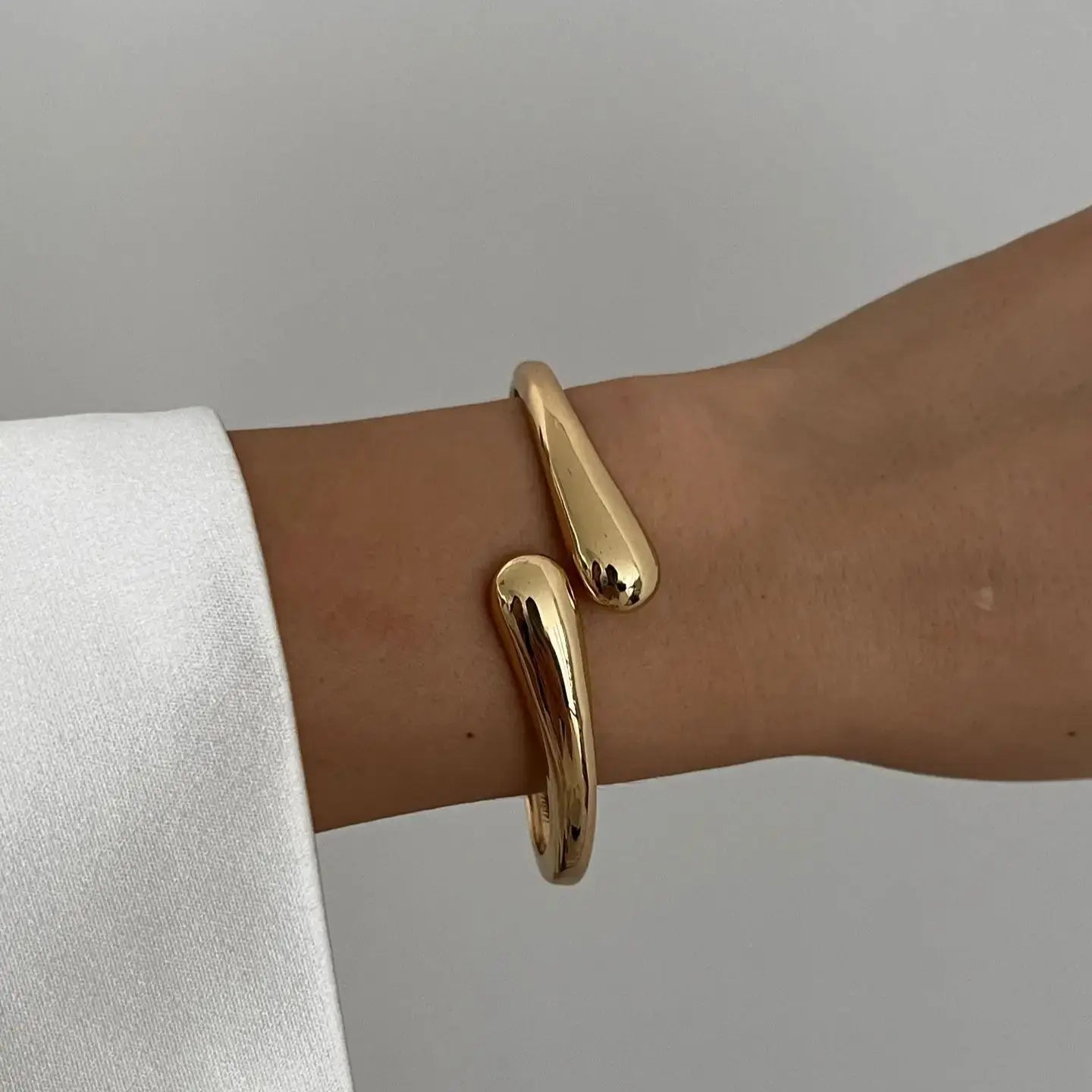 3 Styles Vintage Gold & Silver Geometric Metal Cuff Bangles Bracelet