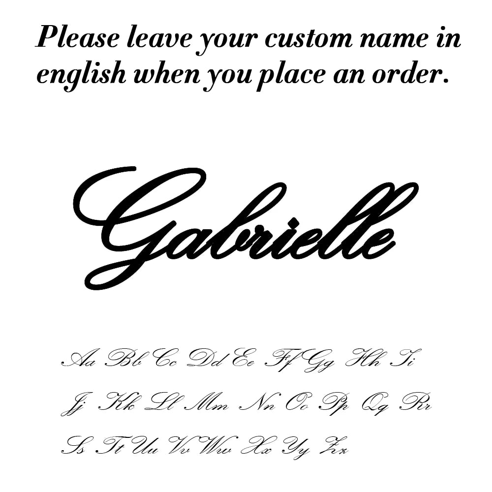 Personalized Name Letter Bracelet – Custom Baby or Child Anklet in Polished Stainless Steel