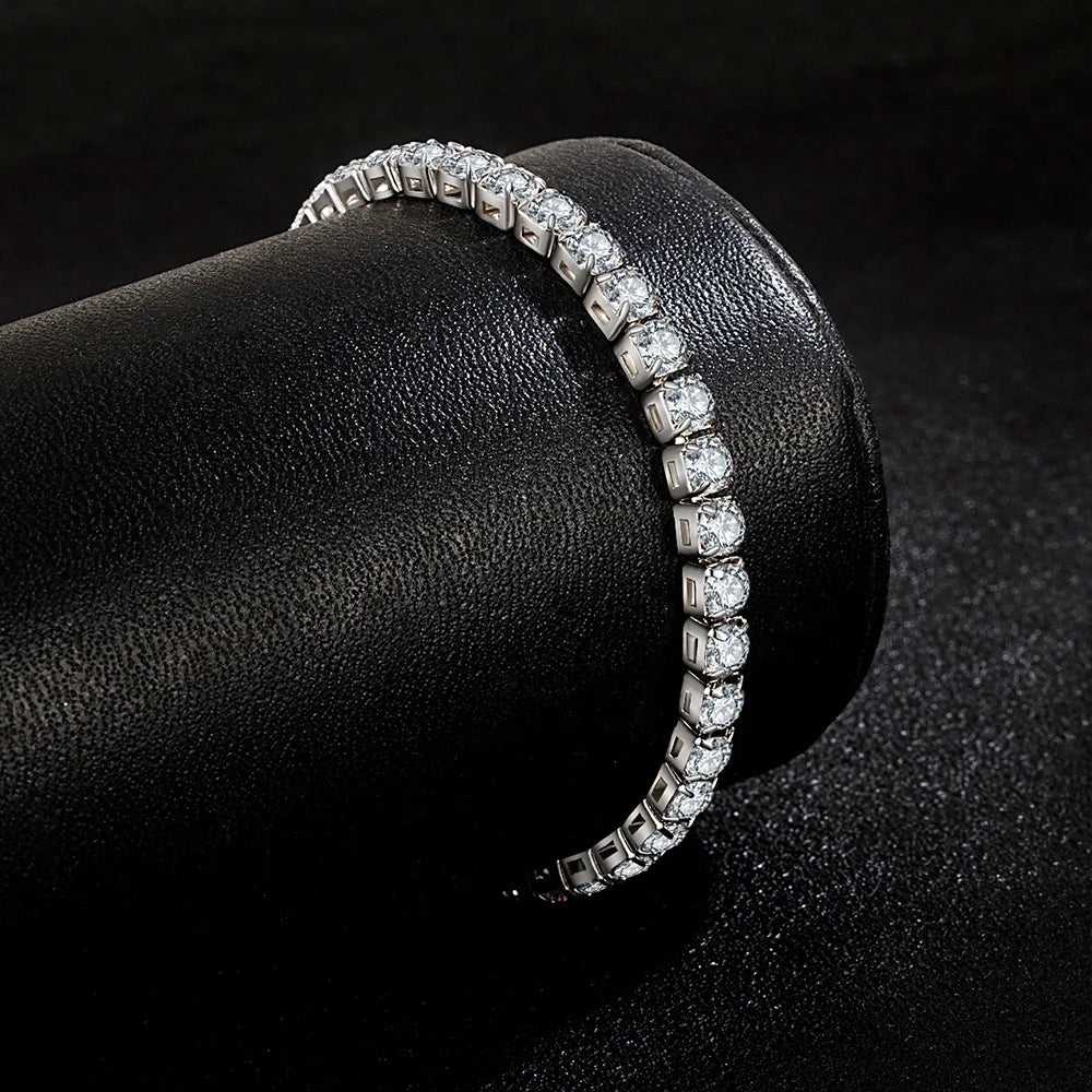 All Shine Grand Zirconia Tennis Bracelet in Luxe Finish