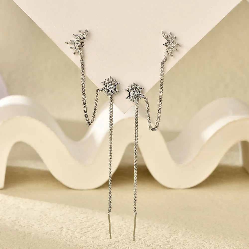 Silver Snake Ear Clip β Delicate Non-Pierced Cartilage Cuff Earring