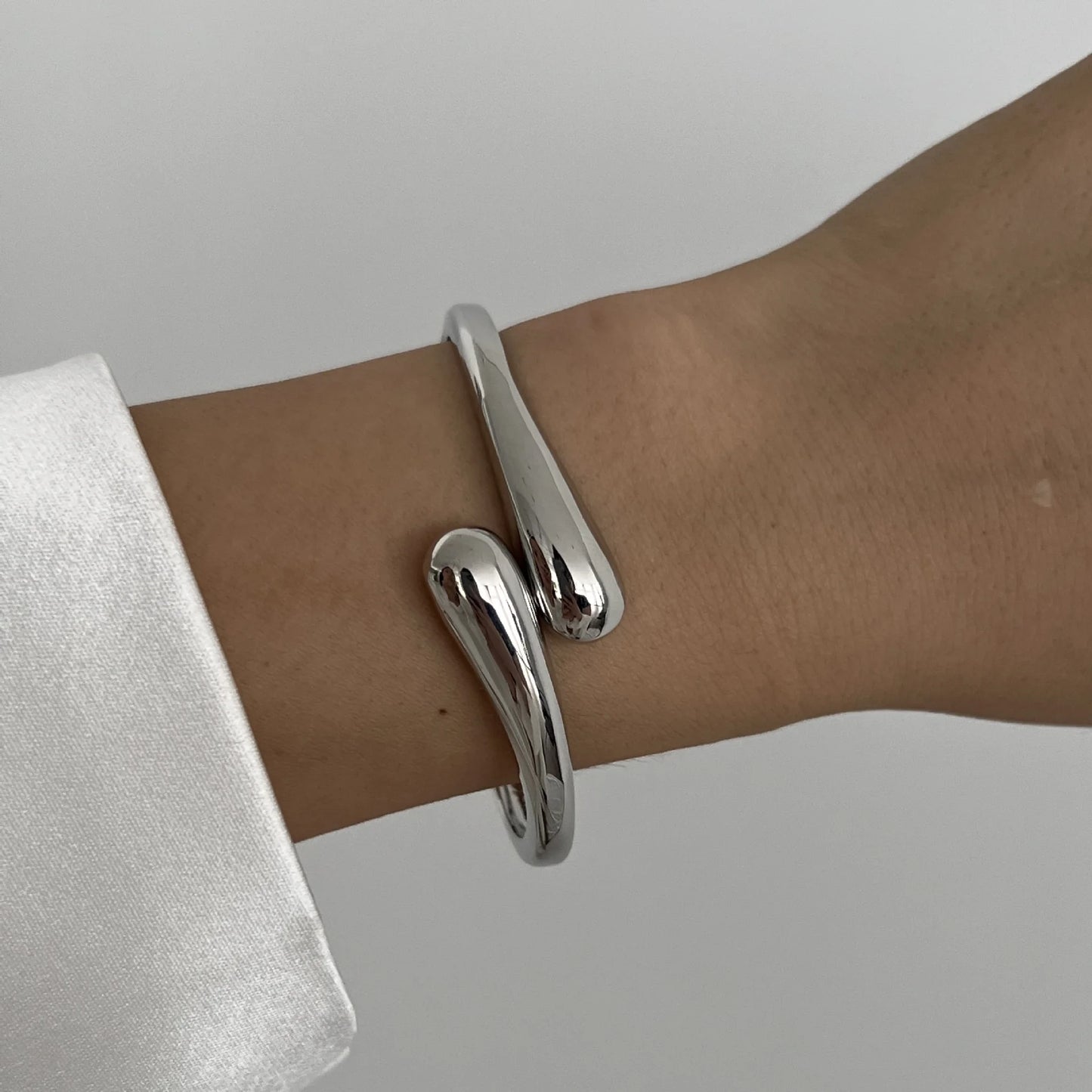 3 Styles Vintage Gold & Silver Geometric Metal Cuff Bangles Bracelet