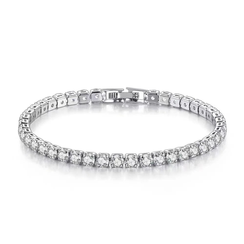 All Shine Grand Zirconia Tennis Bracelet in Luxe Finish