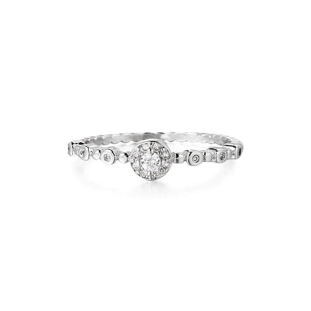 Shiny Gold Zircon Ring β Elegant & Premium Thin Ring