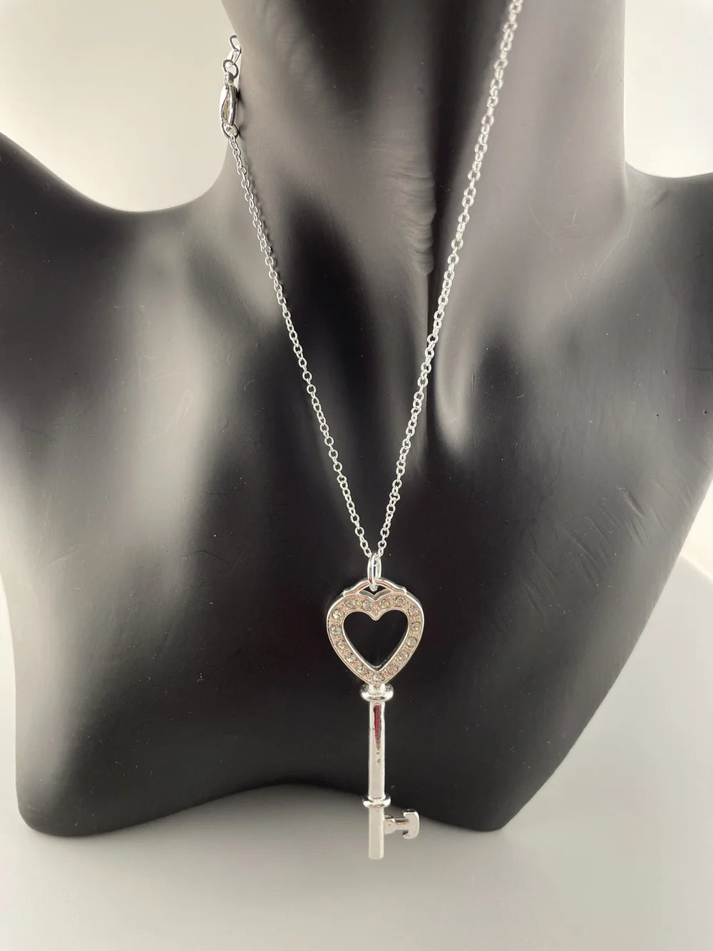 Dainty Key Pendant Necklace – 925 Sterling Silver Charm for Everyday Style