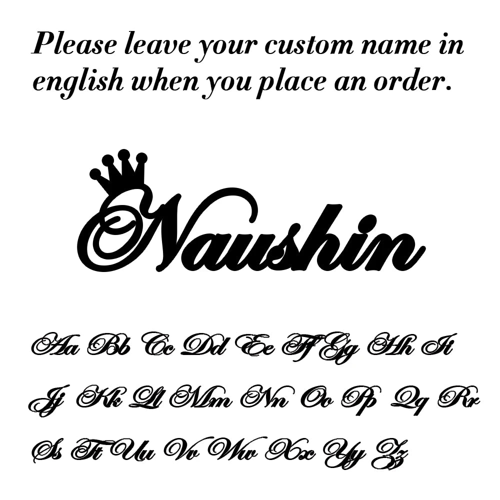 Custom Golden Name Choker – Engrave Multiple Names for a Truly Personal Touch