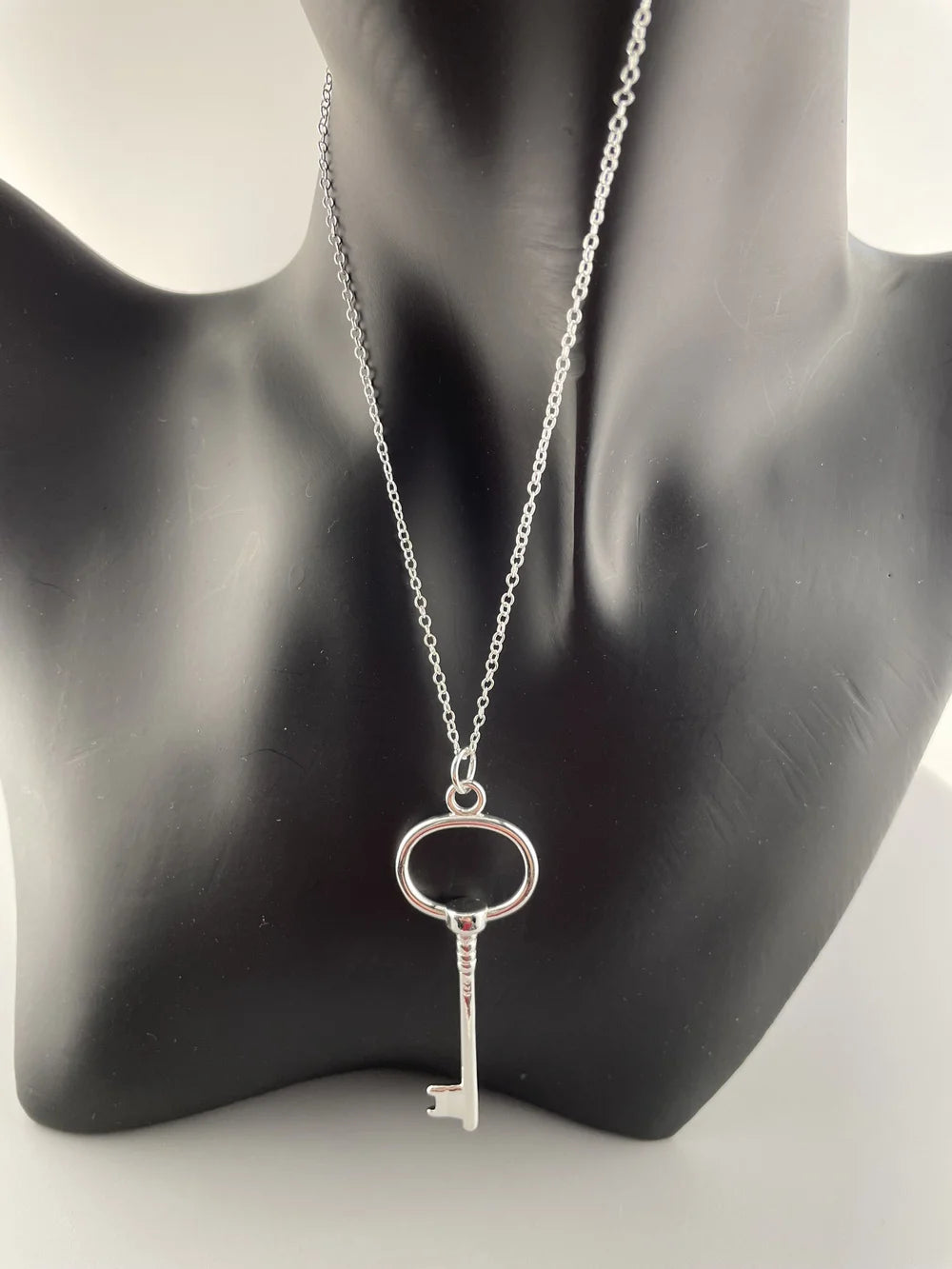 Dainty Key Pendant Necklace – 925 Sterling Silver Charm for Everyday Style