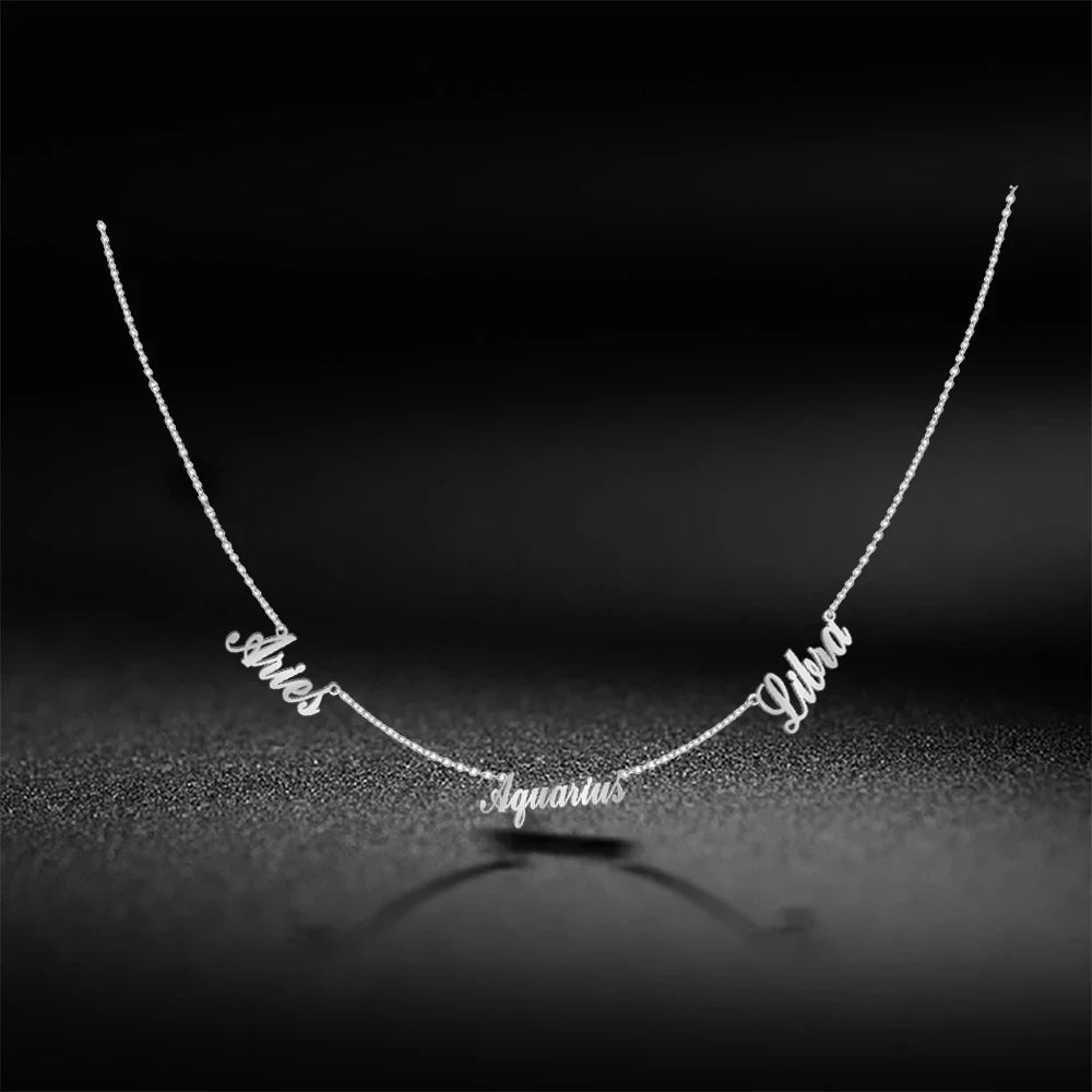 Custom Golden Name Choker – Engrave Multiple Names for a Truly Personal Touch