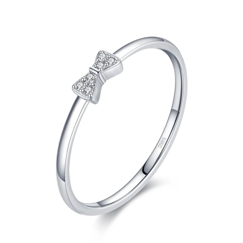 Lumière Square – 925 Silver Gold-Tone Ring with Brilliant Cut Zirconia