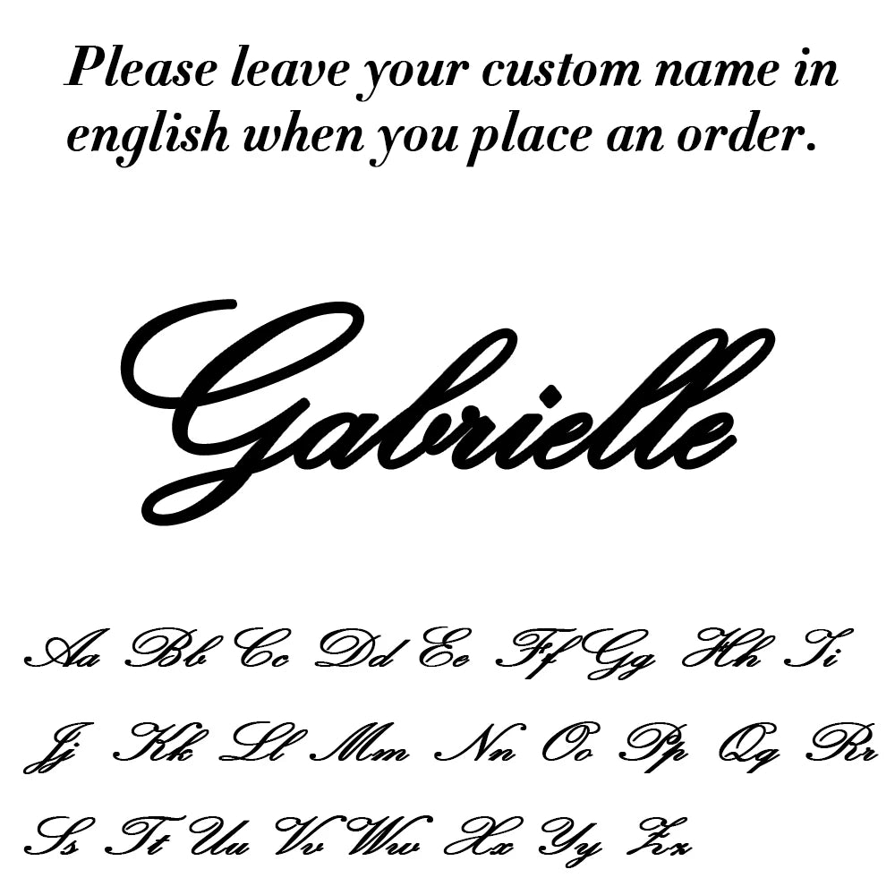 Custom Golden Name Choker – Engrave Multiple Names for a Truly Personal Touch