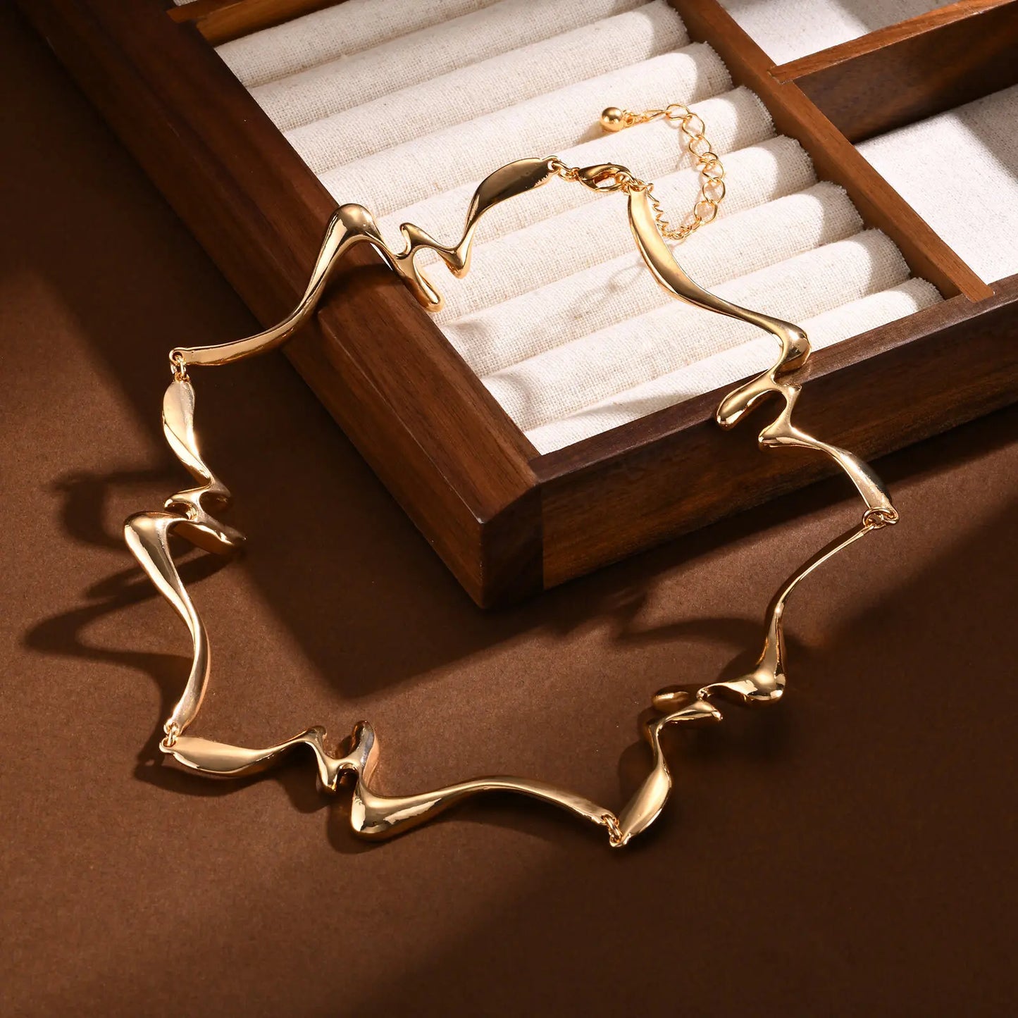 Adjustable Punk Wave Bracelet and Necklace – Modern Edge