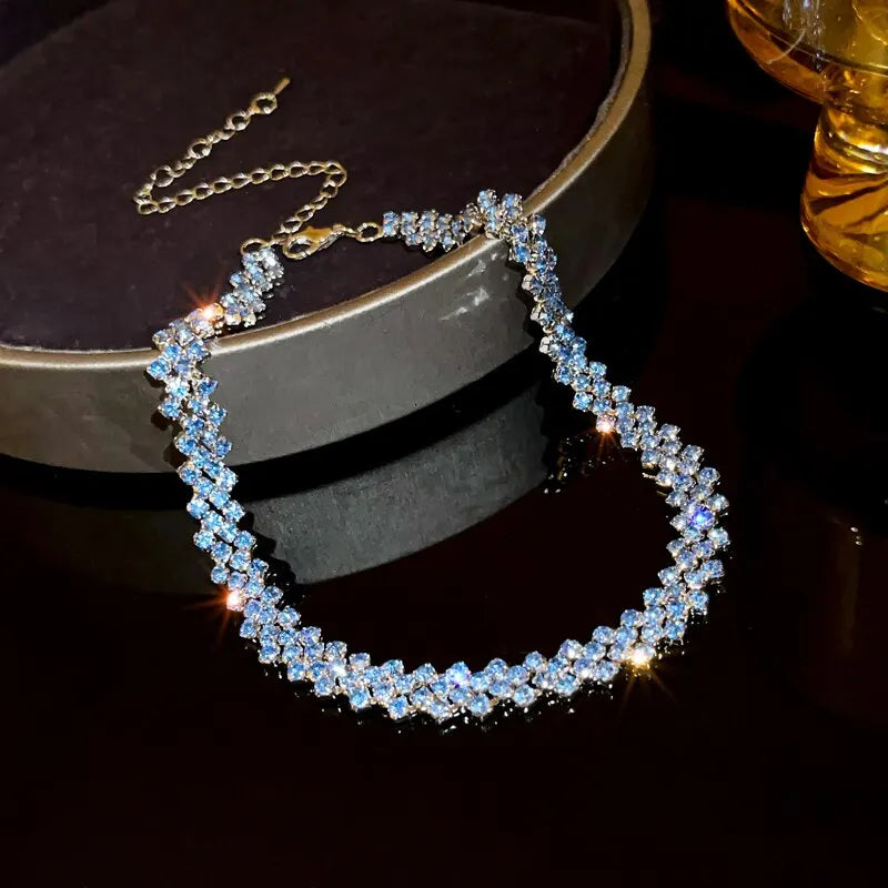 The Radiance Choker – A Luxury Full-Rhinestone Masterpiece