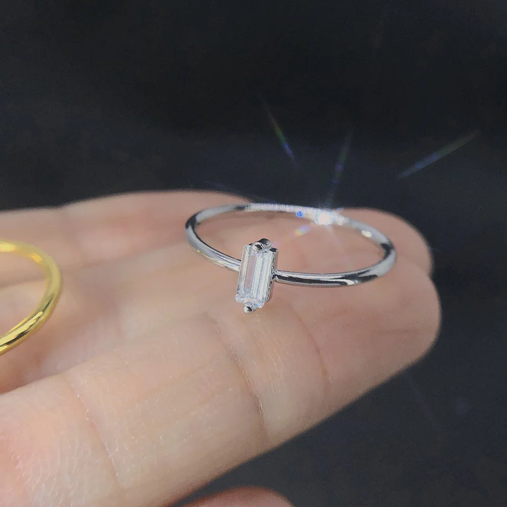 Elegant Geometric Ring – Zirconia Jewelry for all occasions