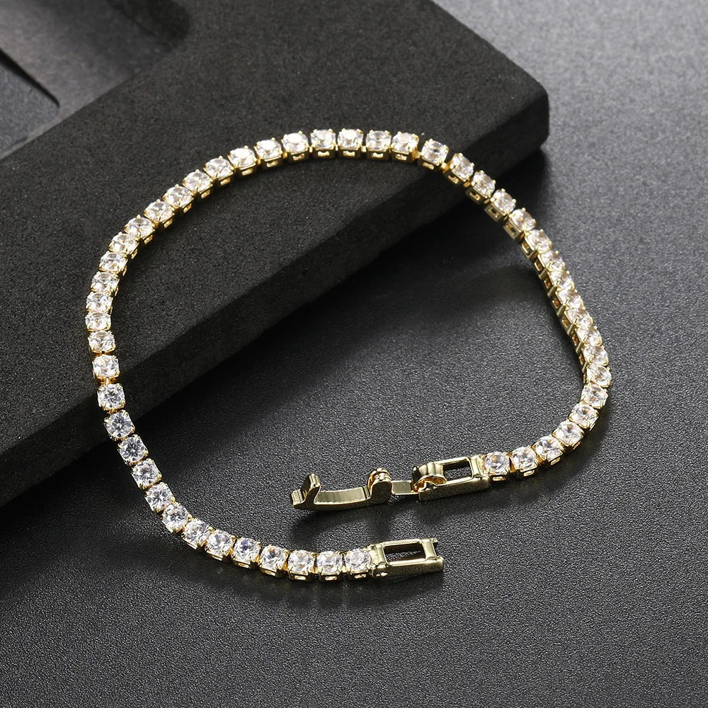 Eterna Crystal Tennis Bracelet- Timeless Shine