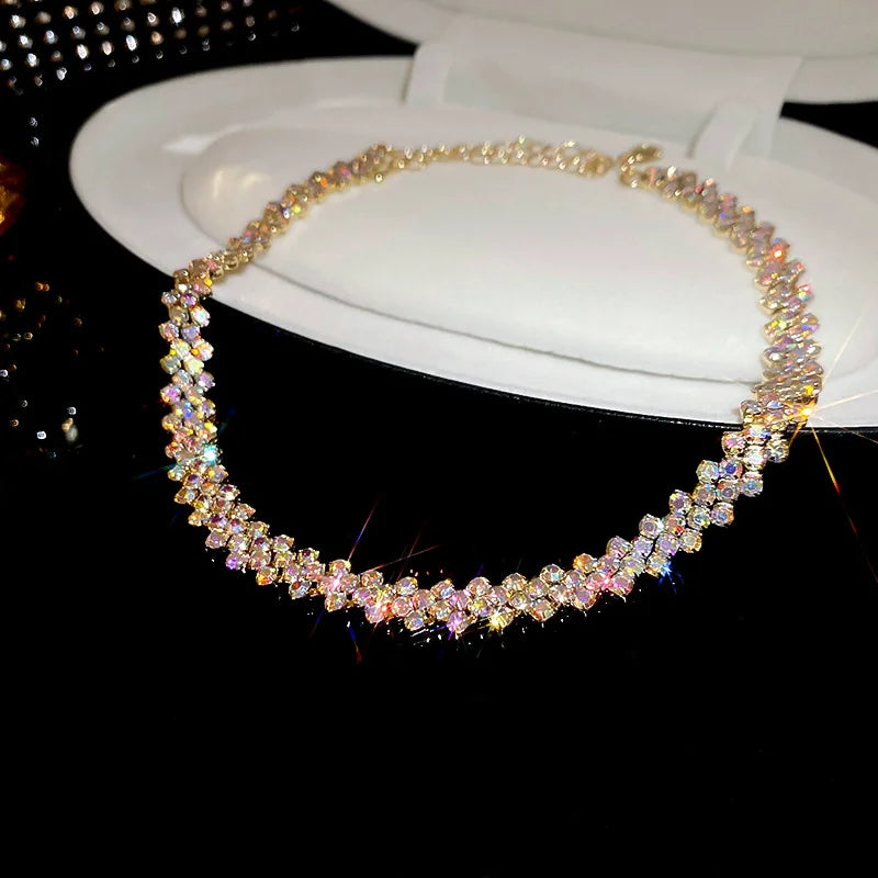 The Radiance Choker – A Luxury Full-Rhinestone Masterpiece