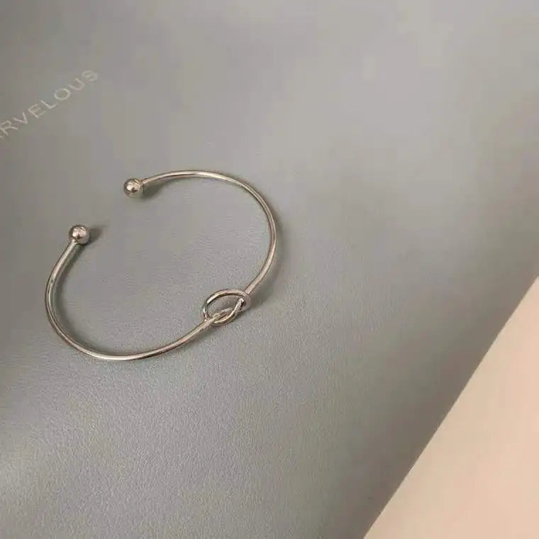 Adjustable Infiniti Knot Cuff Bracelets Bangles Style