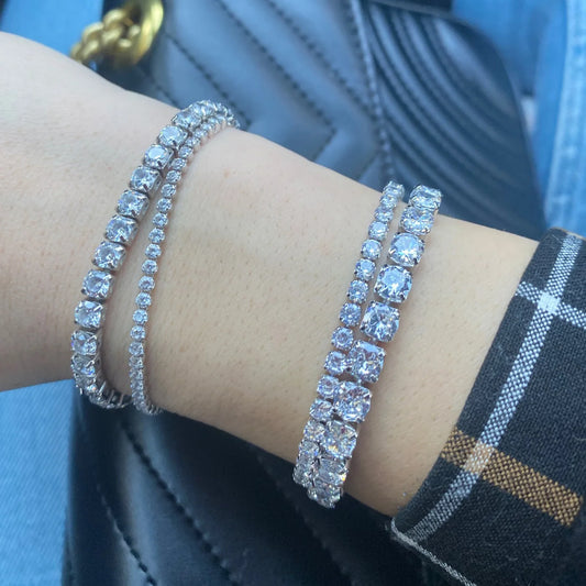 Celestique Chain – Designer Zirconia Tennis Bracelet