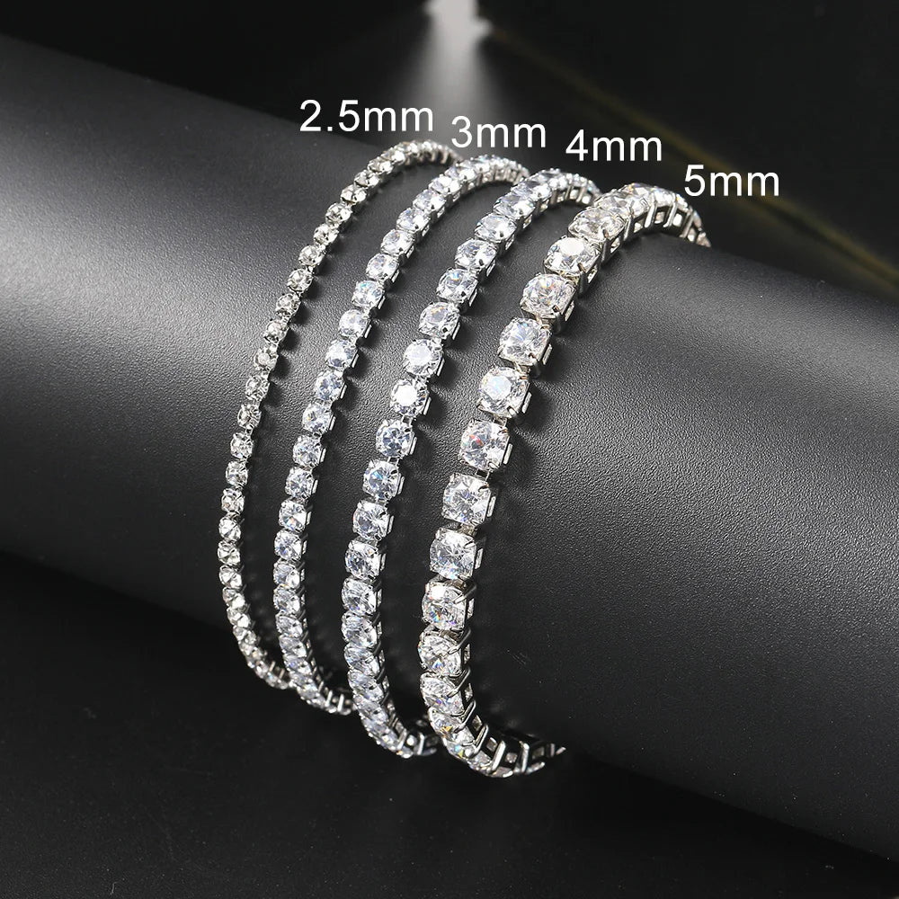 Celestique Chain – Designer Zirconia Tennis Bracelet