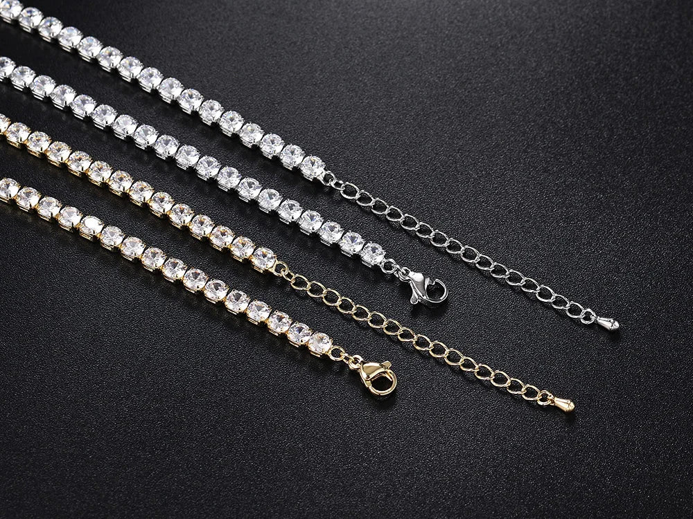 The Frostbite Choker – Iced Out CZ Tennis Chain Necklace
