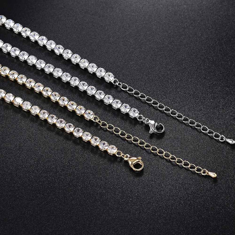 The Frostbite Choker – Iced Out CZ Tennis Chain Necklace