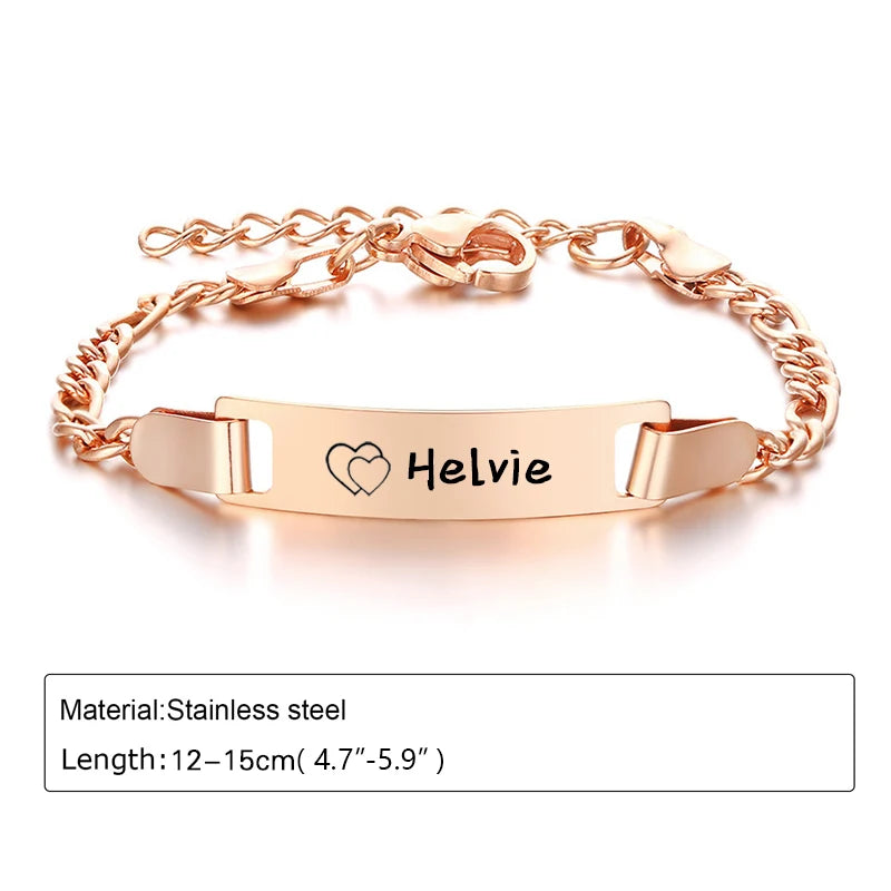Personalized 14K Gold Baby Bracelet – Custom Name Jewelry