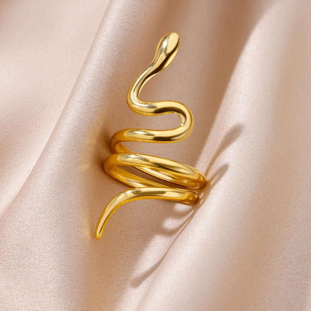 The Aureum Band – 316L Stainless Steel Gold-Tone Ring
