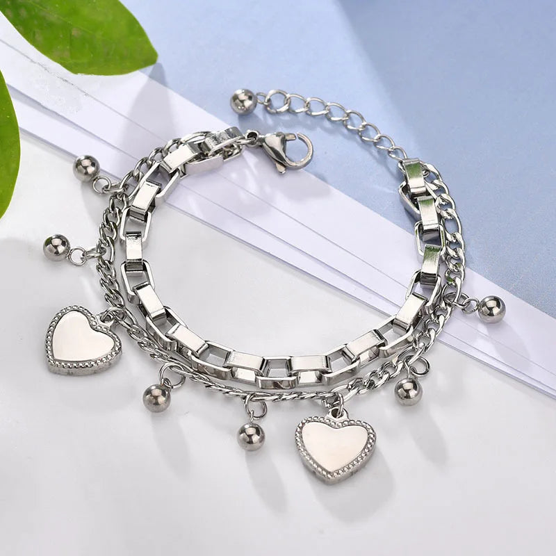 TIMELESS MULTI HEART BRACELET