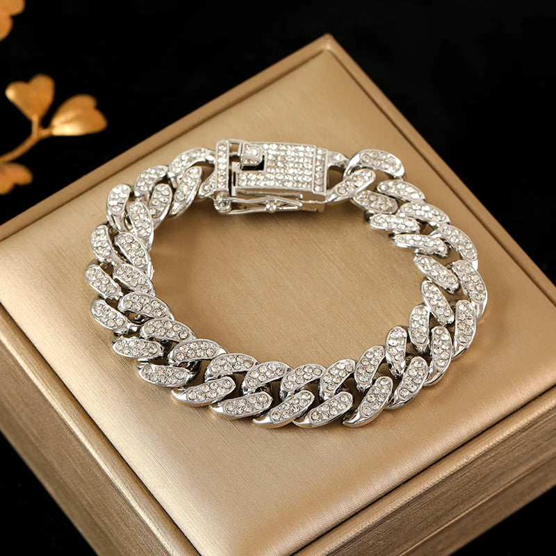 The Havoc Chain – Gold-Tone Stainless Steel Cuban Bracelet