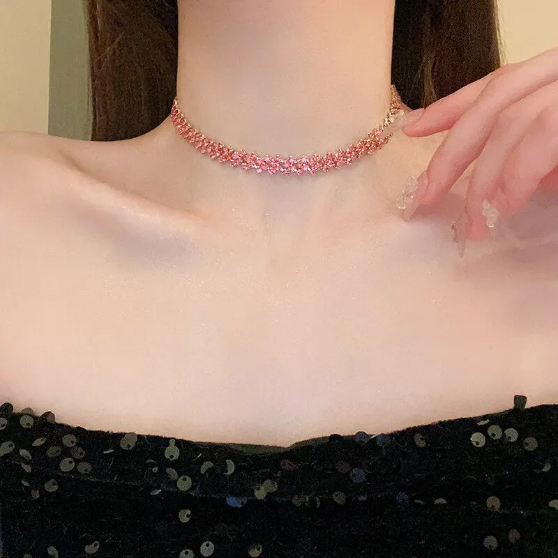 The Radiance Choker – A Luxury Full-Rhinestone Masterpiece