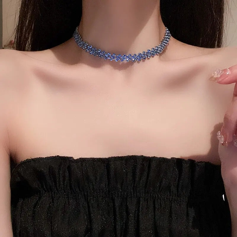 The Radiance Choker – A Luxury Full-Rhinestone Masterpiece