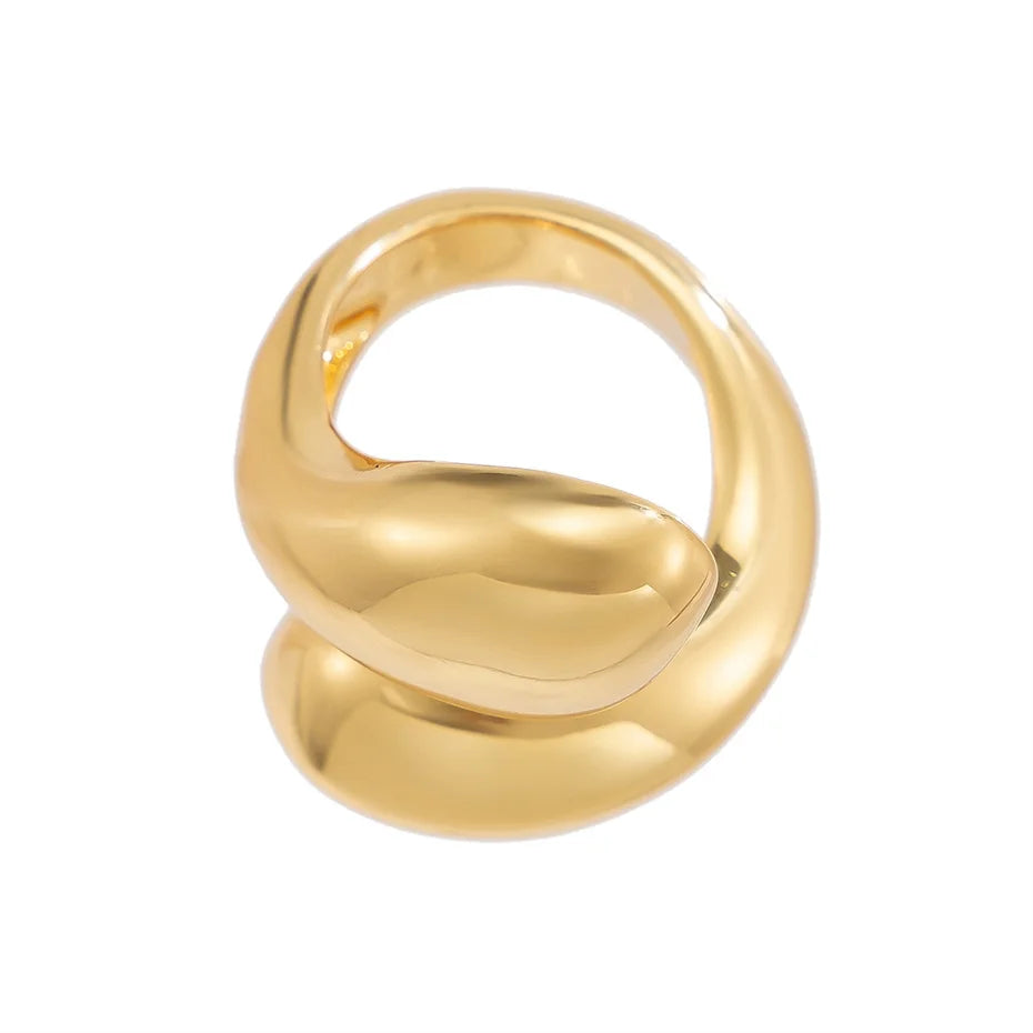 Ophira Ring – Vintage-Inspired Geometric Snake Band