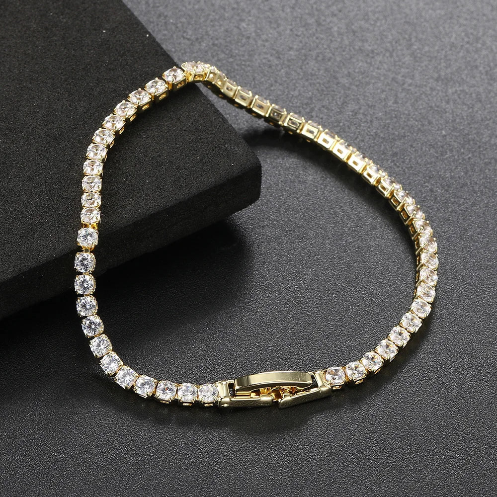 Eterna Crystal Tennis Bracelet- Timeless Shine