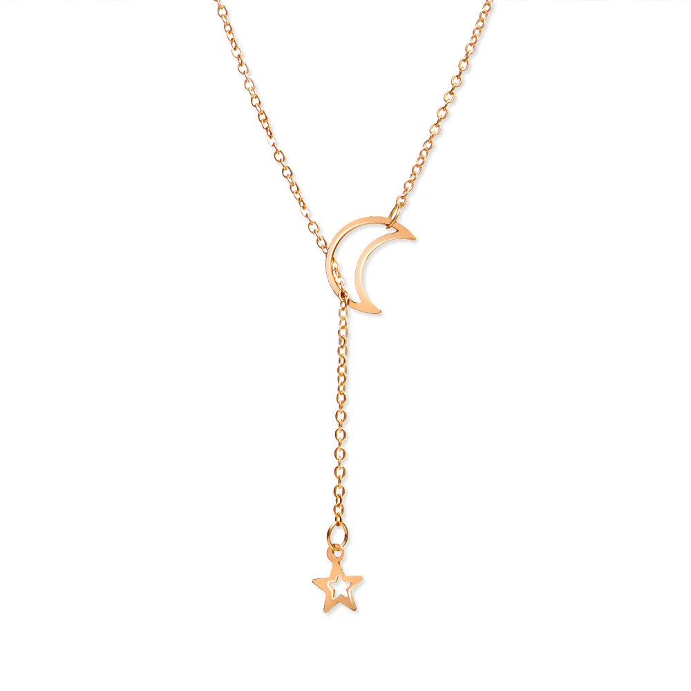 Starlit Grace – The Moon & Star Signature Choker