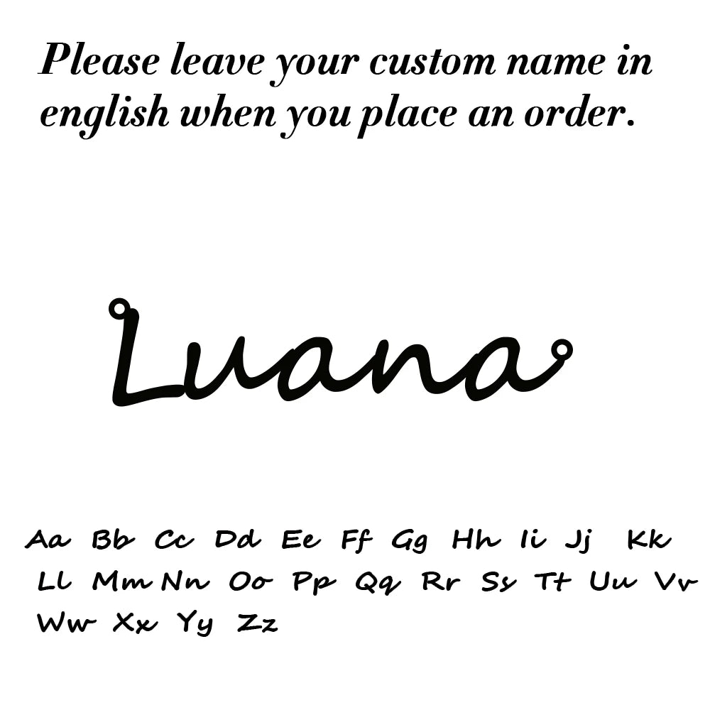 Personalized Name Letter Bracelet – Custom Baby or Child Anklet in Polished Stainless Steel