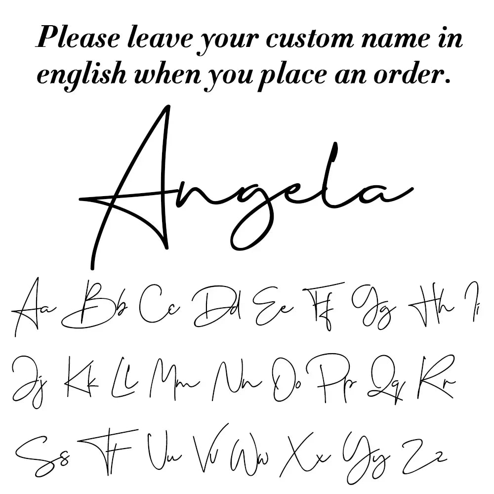 Luxury Personalized Name Bracelet – Custom Stainless Steel with Elegant Letter Charms