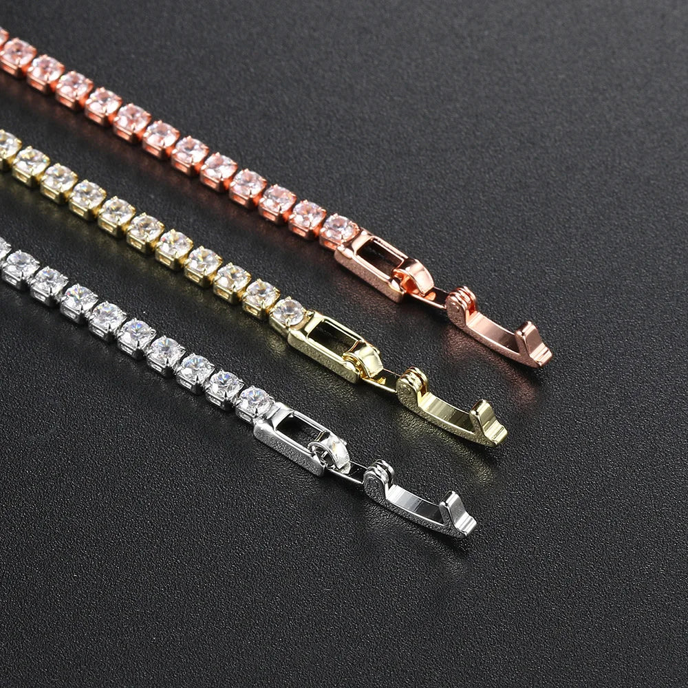 Celestique Chain – Designer Zirconia Tennis Bracelet