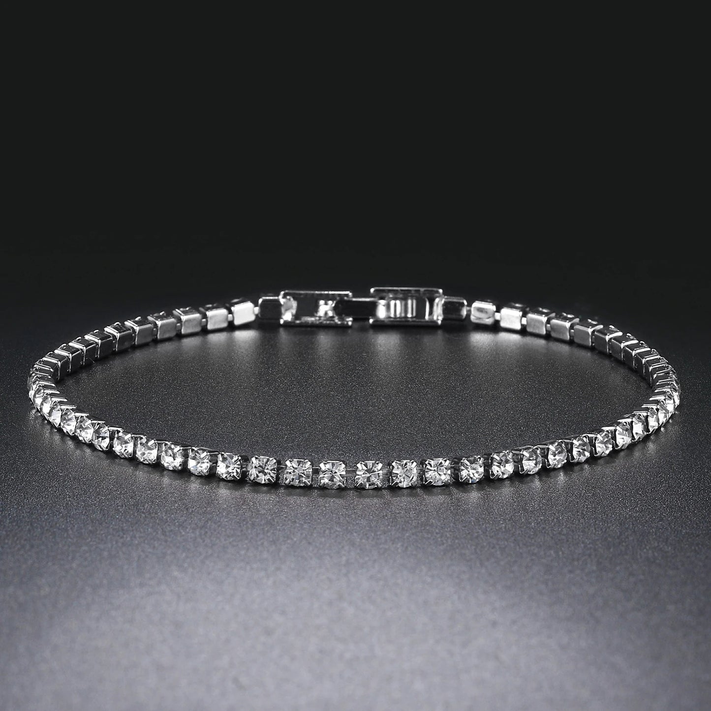 Celestique Chain – Designer Zirconia Tennis Bracelet