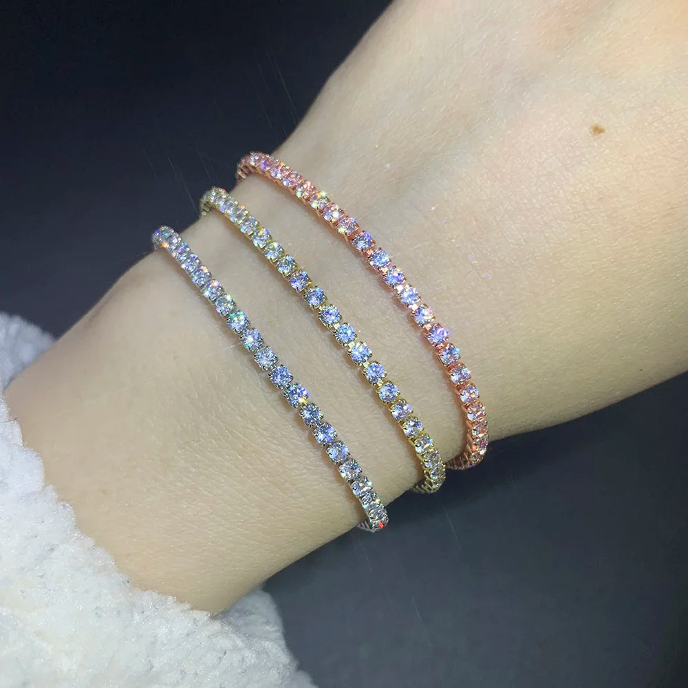 Eterna Crystal Tennis Bracelet- Timeless Shine