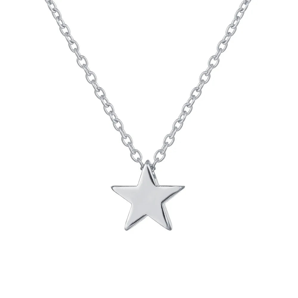 Vintage Gold Hollow Star Necklace Set – clavicle Chains