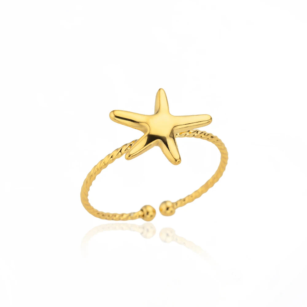 The Aureum Band – 316L Stainless Steel Gold-Tone Ring