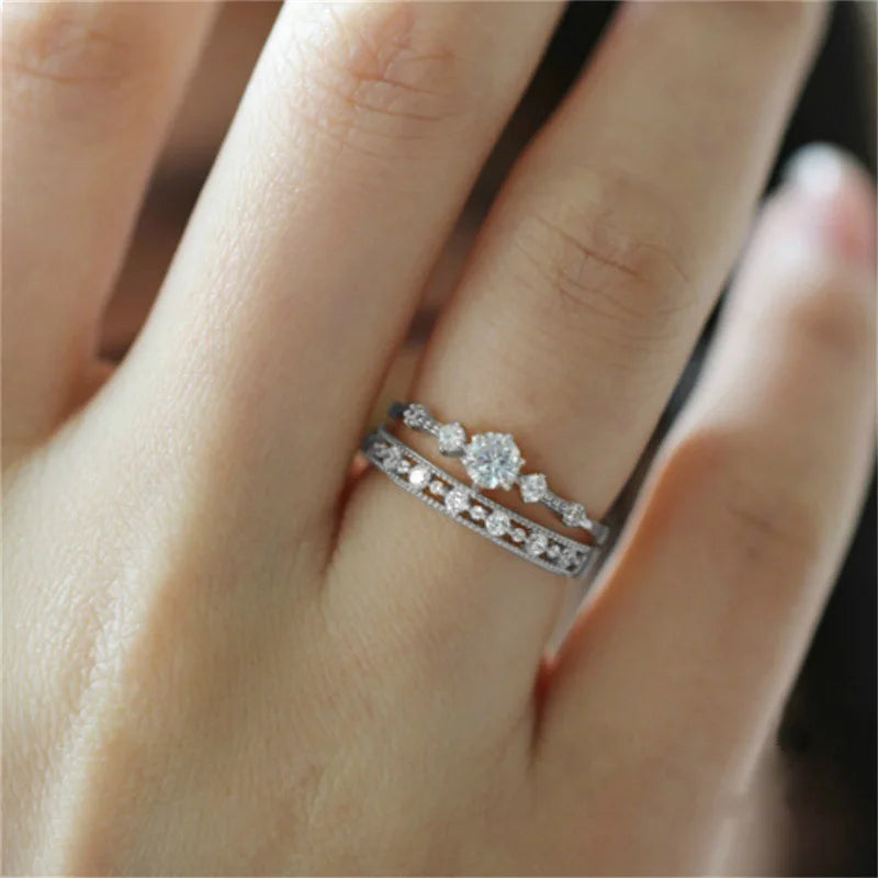 Shiny Gold Zircon Ring – Elegant & Premium Thin Ring